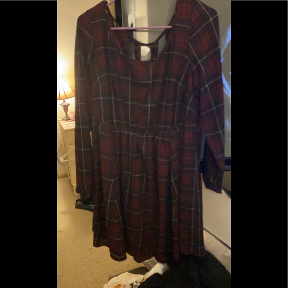 Torrid plaid dress